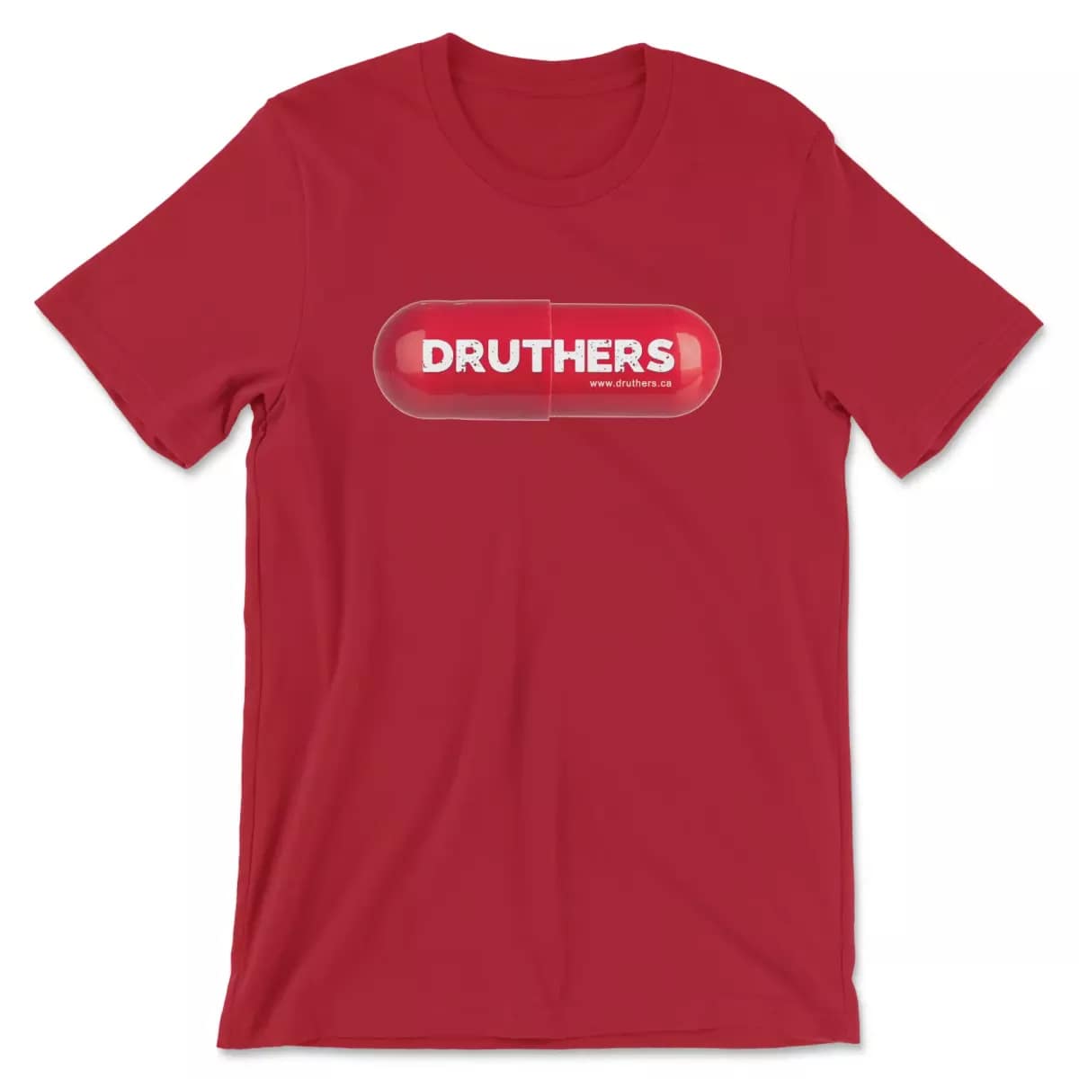 Druthers Shirt Red Pill Canvas Red